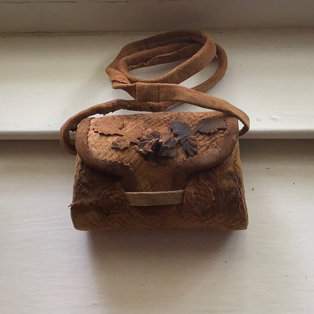 Mushroom Leather Small Purse